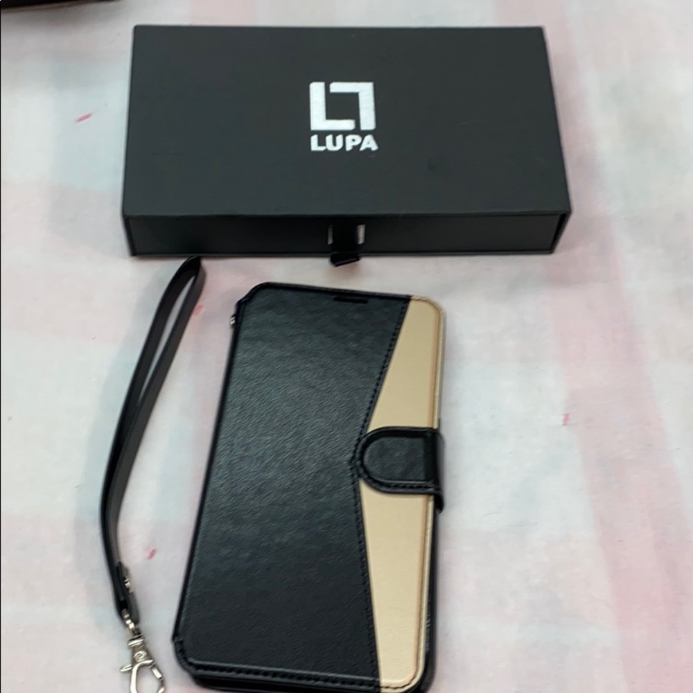 Lupa iPhone XS Max Faux Leather Walker Case NWT